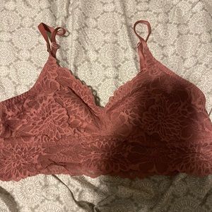 Pink bralette size large